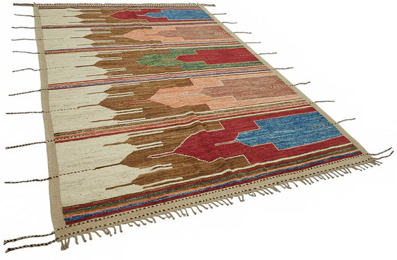 8x10 Contemporary Tribal Area Rugs - 47931