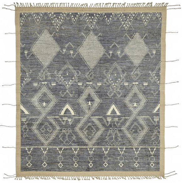 8x10 Contemporary Tribal Area Rugs - 47932