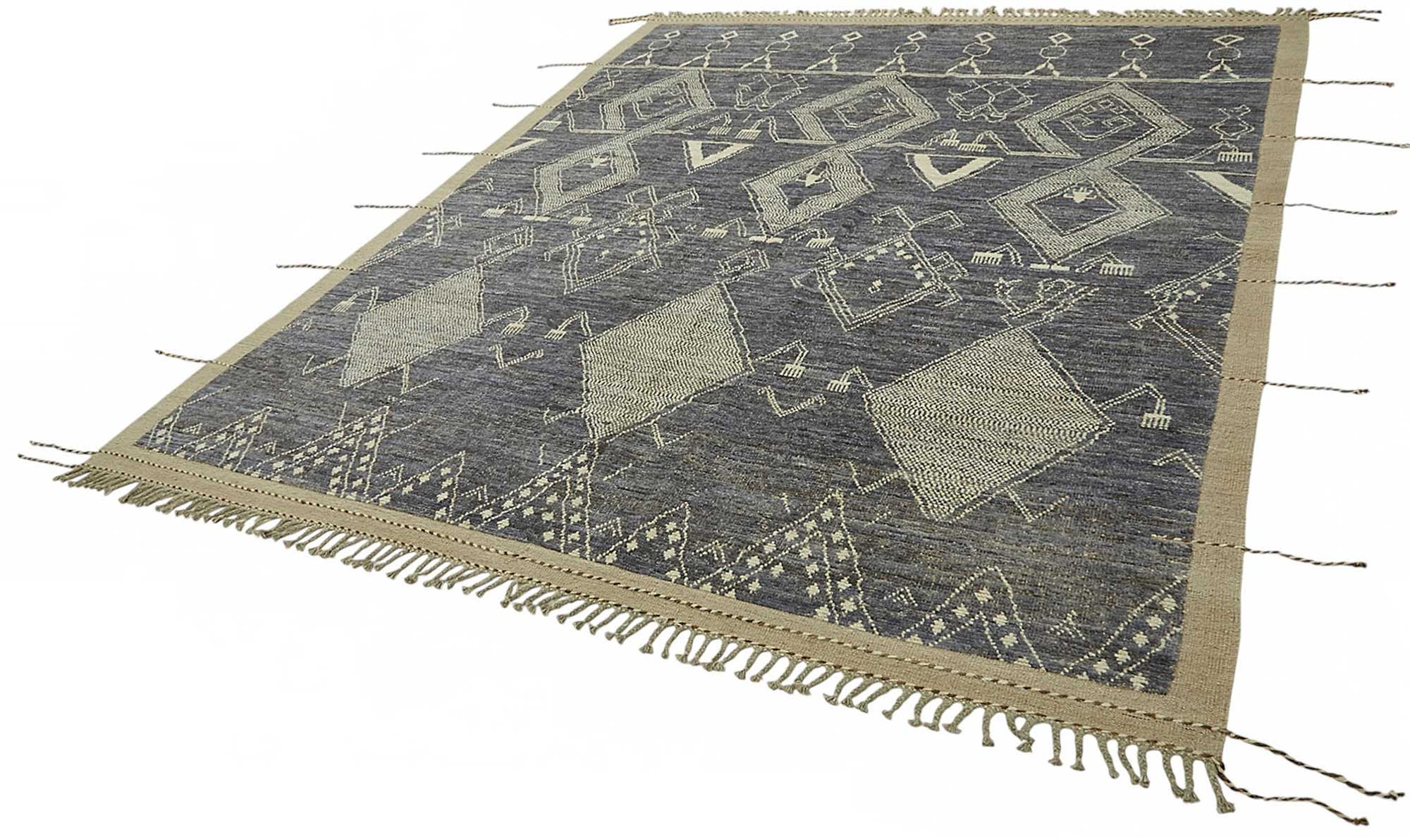 8x10 Contemporary Tribal Area Rugs - 47932