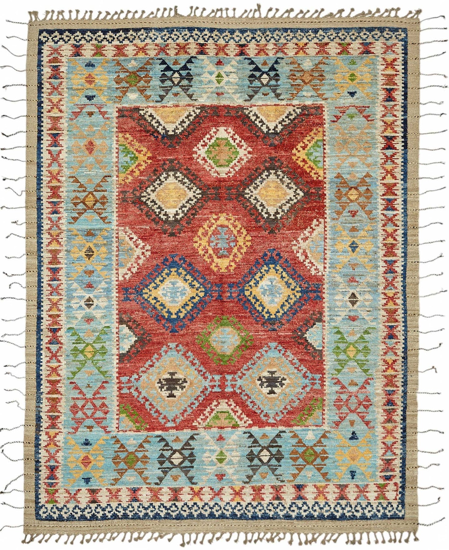 7x10 Contemporary Tribal Area Rugs - 47934