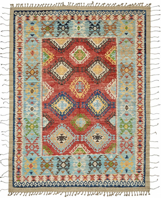 7x10 Contemporary Tribal Area Rugs - 47934
