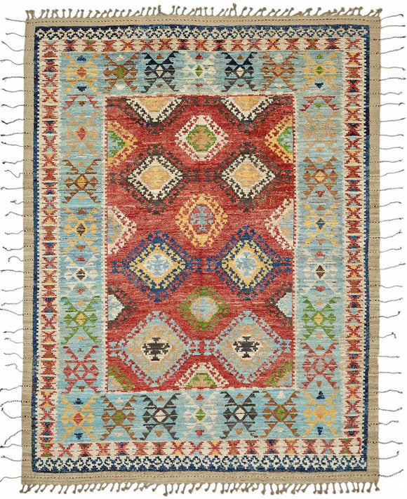 7x10 Contemporary Tribal Area Rugs - 47934