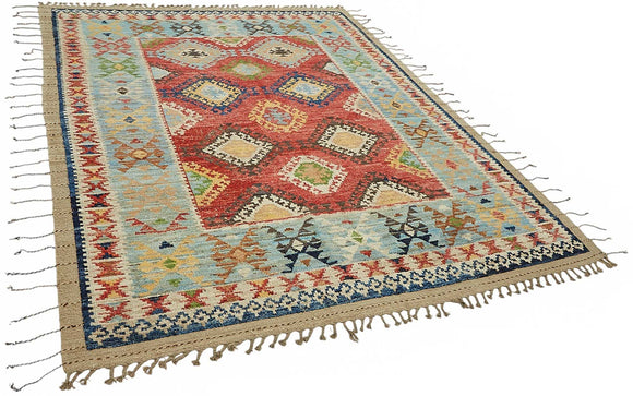 7x10 Contemporary Tribal Area Rugs - 47934