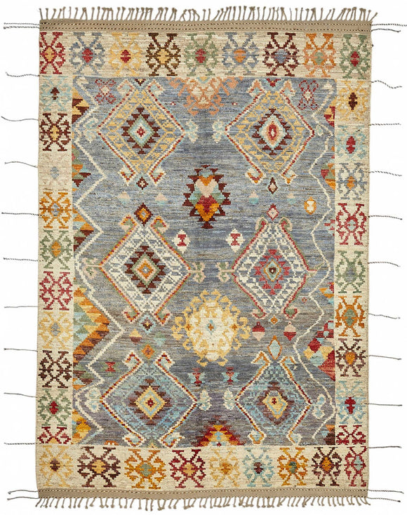 7x10 Contemporary Tribal Area Rugs - 47940