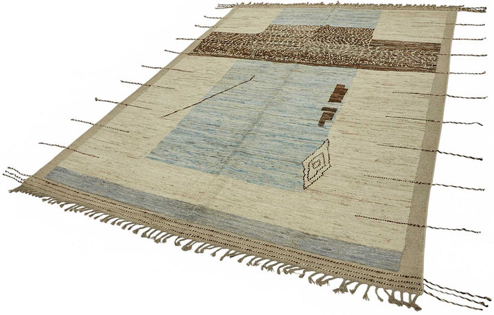 7x10 Contemporary Tribal Area Rugs - 47942