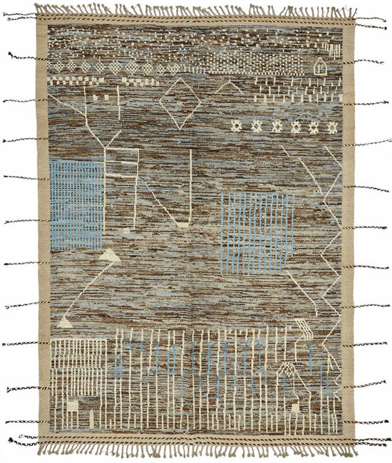 7x10 Contemporary Tribal Area Rugs - 47944