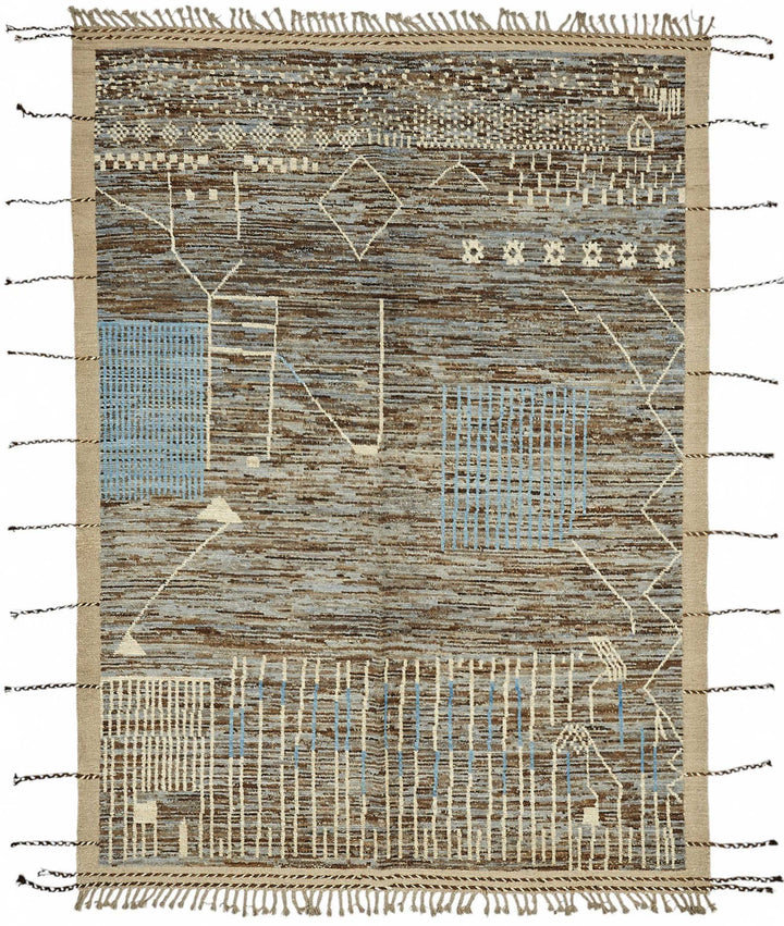 7x10 Contemporary Tribal Area Rugs - 47944