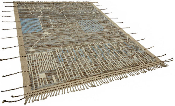 7x10 Contemporary Tribal Area Rugs - 47944