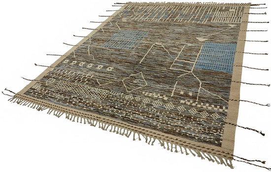 7x10 Contemporary Tribal Area Rugs - 47944