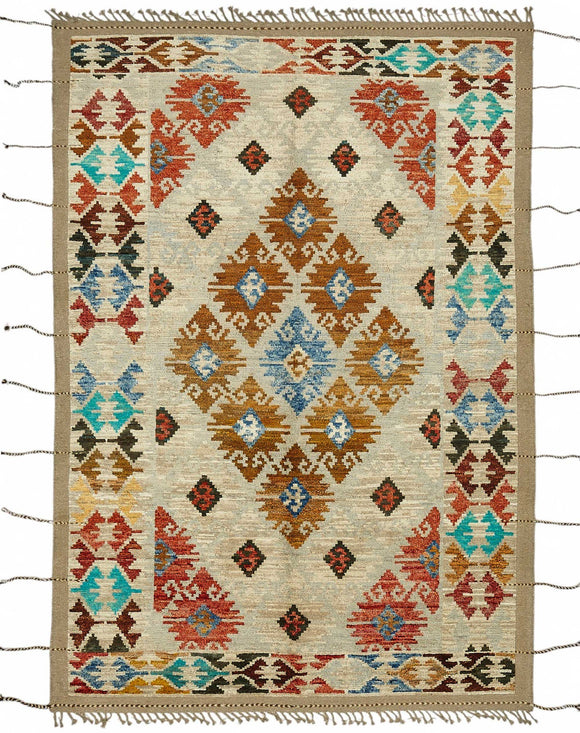 7x10 Contemporary Tribal Area Rugs - 47945
