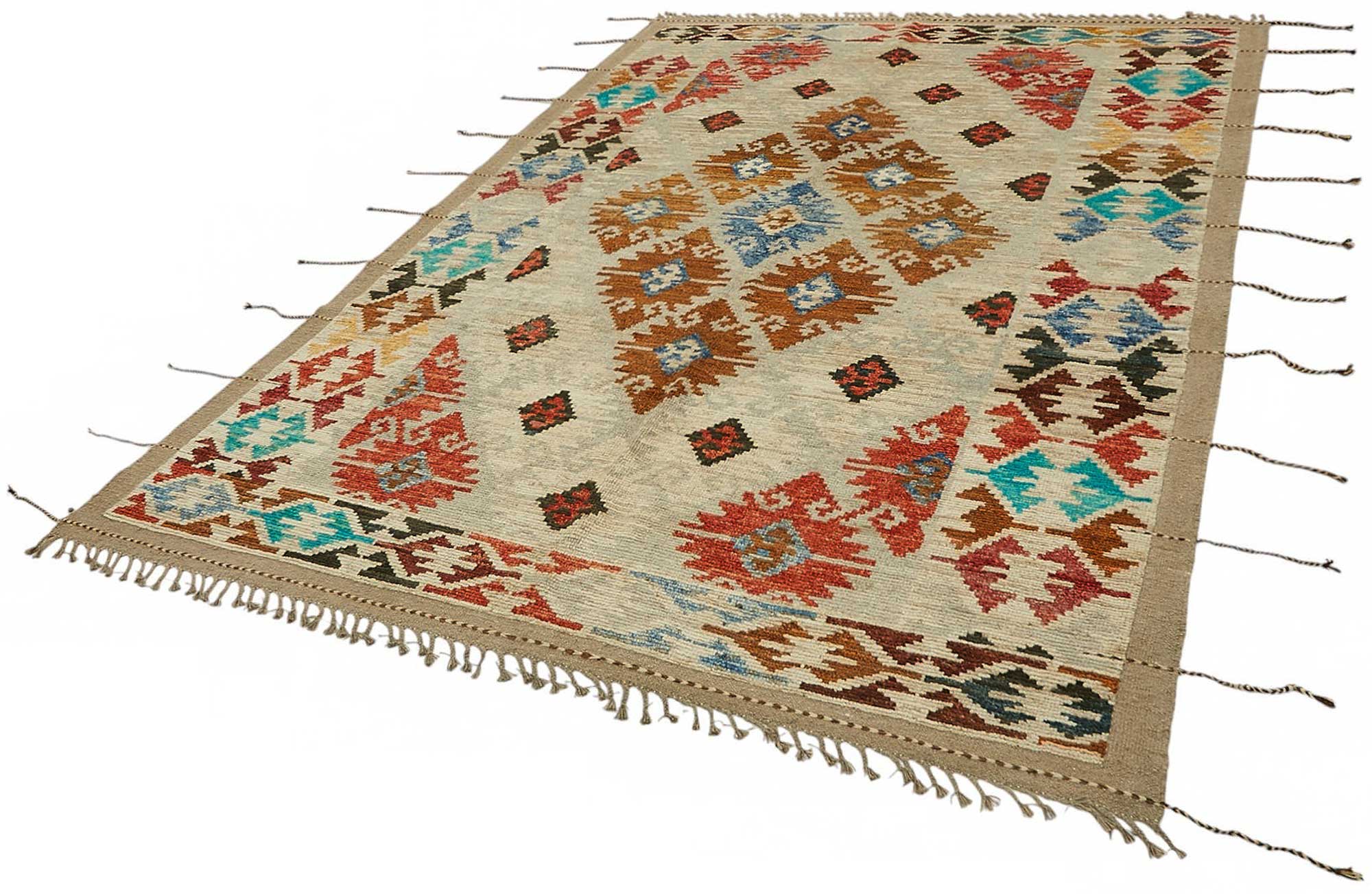 7x10 Contemporary Tribal Area Rugs - 47945