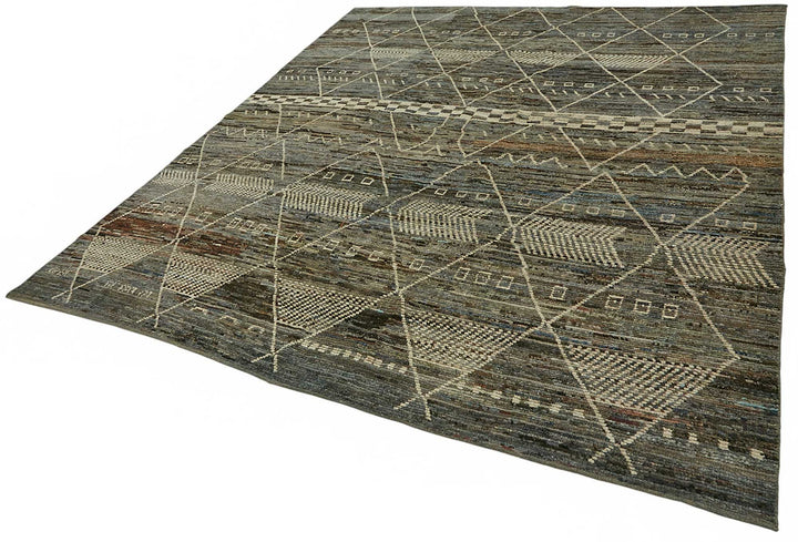 9x10 Contemporary Tribal Area Rugs - 48081