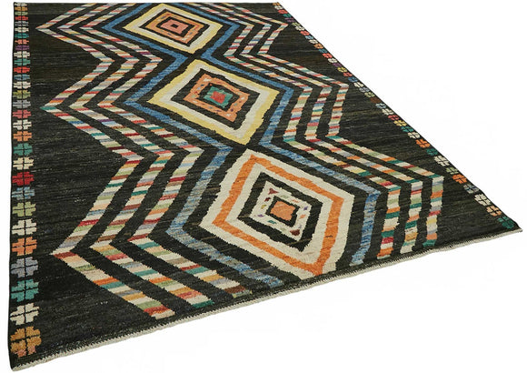 7x9 Contemporary Tribal Area Rugs - 48085