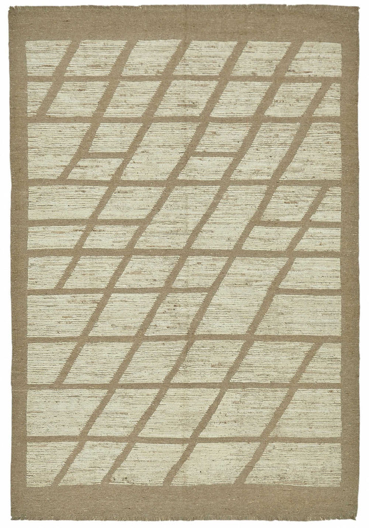 7x10 Contemporary Tribal Area Rugs - 48086