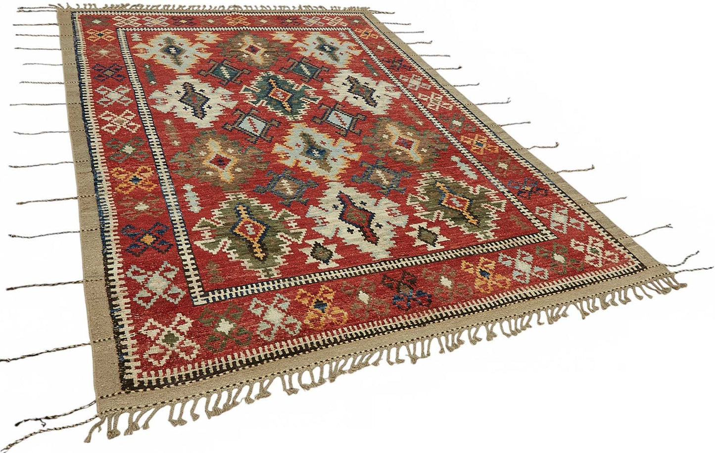 7x10 Contemporary Tribal Area Rugs - 48091
