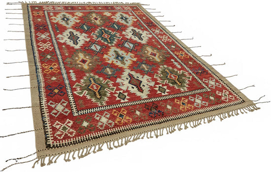 7x10 Contemporary Tribal Area Rugs - 48091