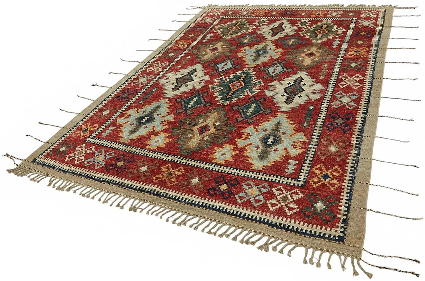 7x10 Contemporary Tribal Area Rugs - 48091