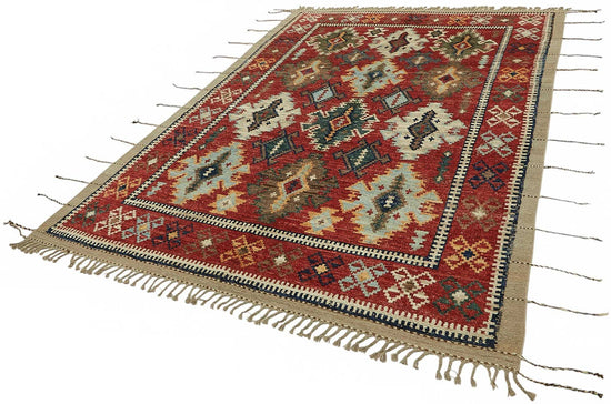 7x10 Contemporary Tribal Area Rugs - 48091