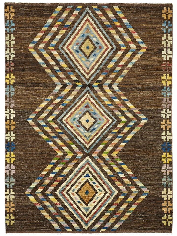 6x8 Contemporary Tribal Area Rugs - 48092