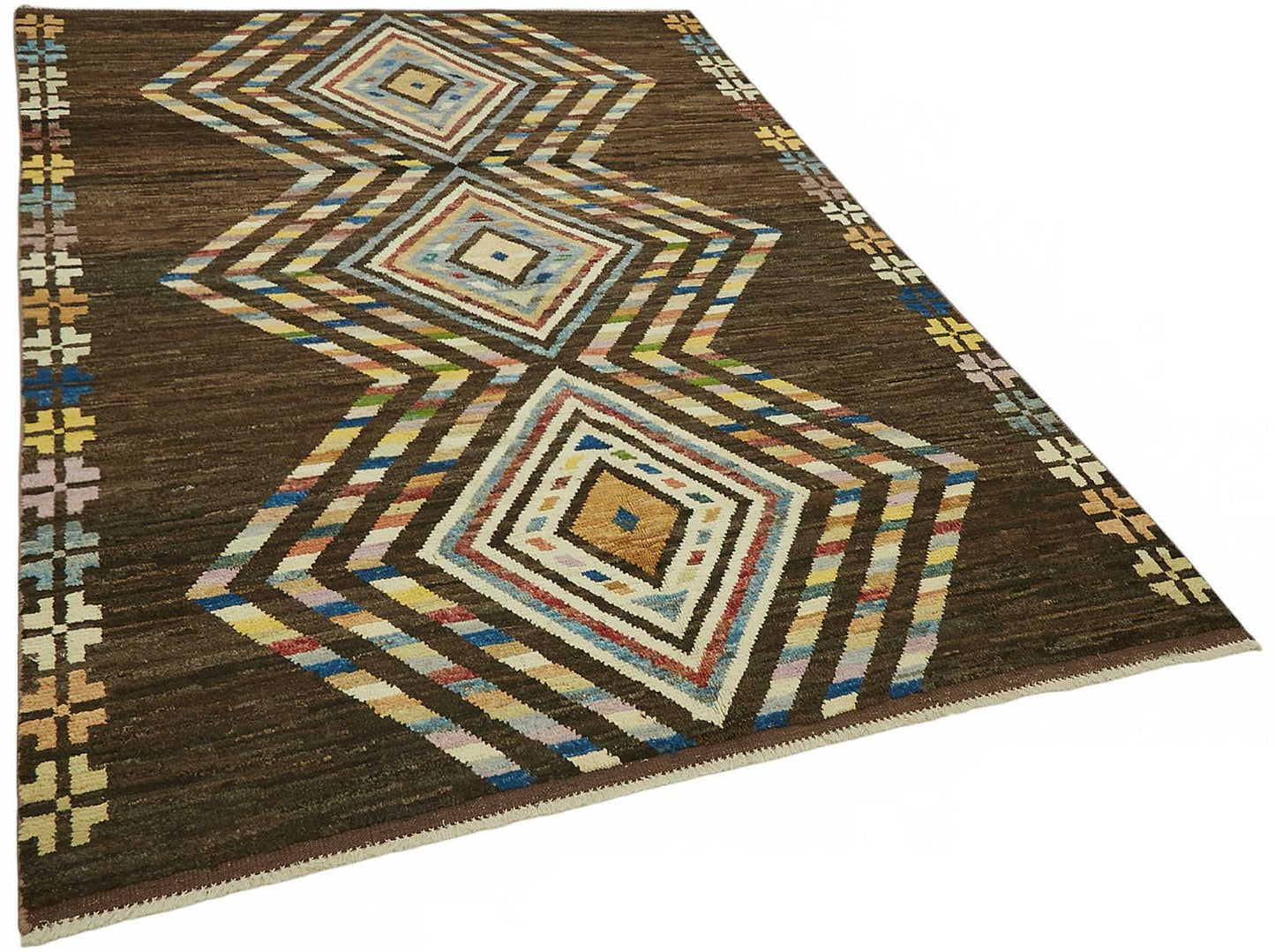 6x8 Contemporary Tribal Area Rugs - 48092