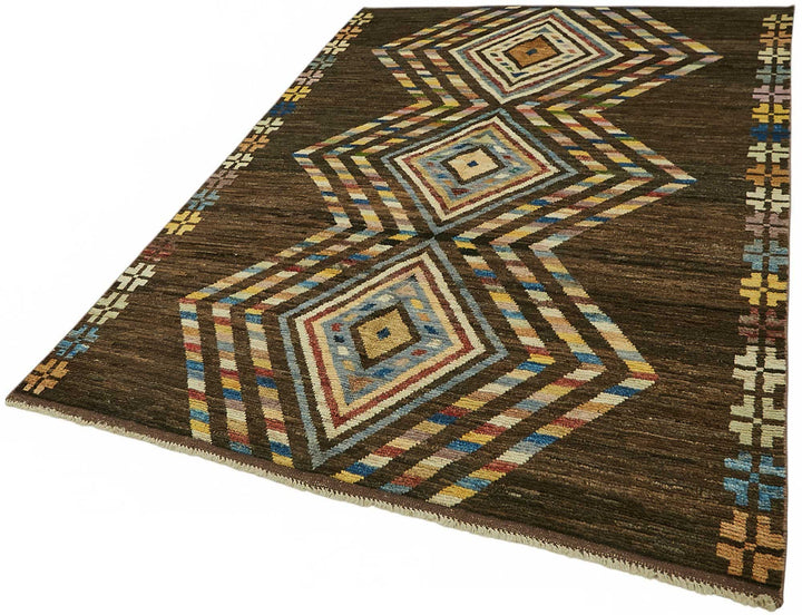 6x8 Contemporary Tribal Area Rugs - 48092