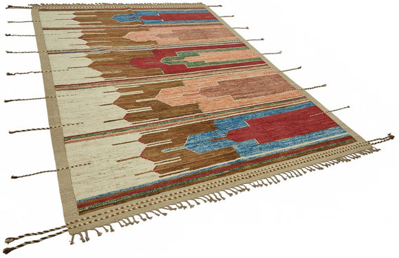 7x10 Contemporary Tribal Area Rugs - 48093
