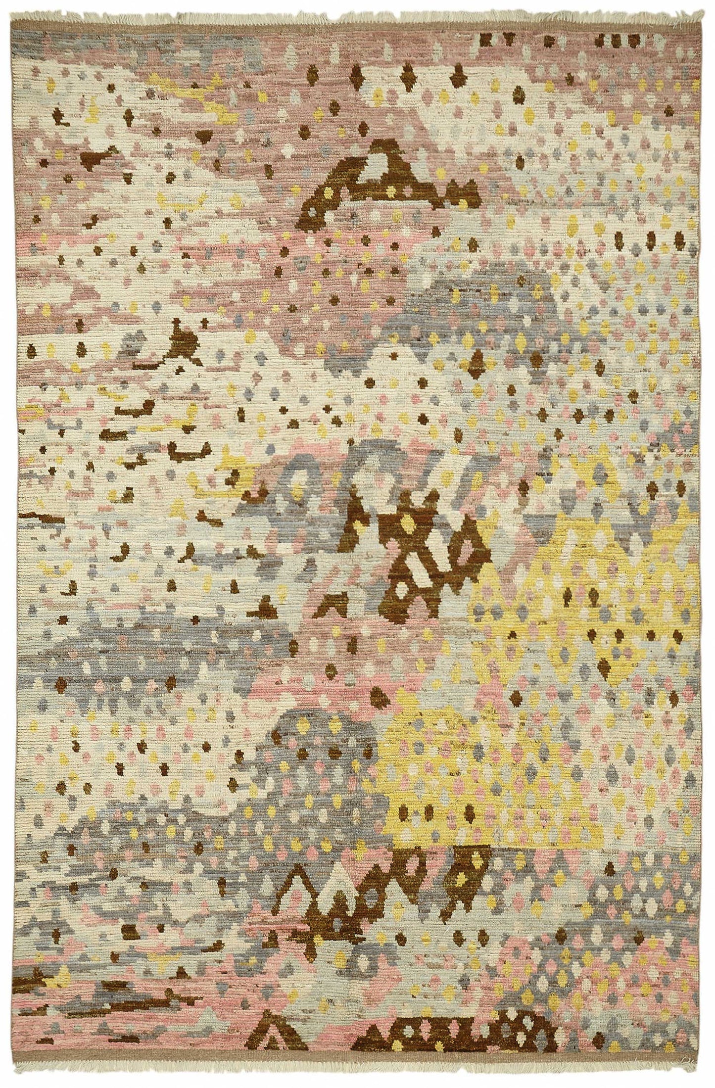 6x10 Contemporary Tribal Area Rugs - 48094