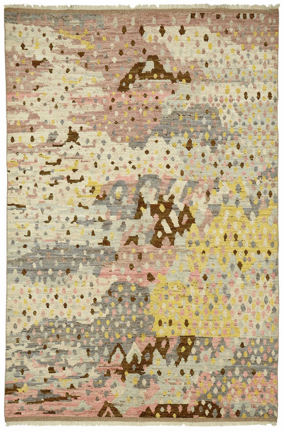 6x10 Contemporary Tribal Area Rugs - 48094