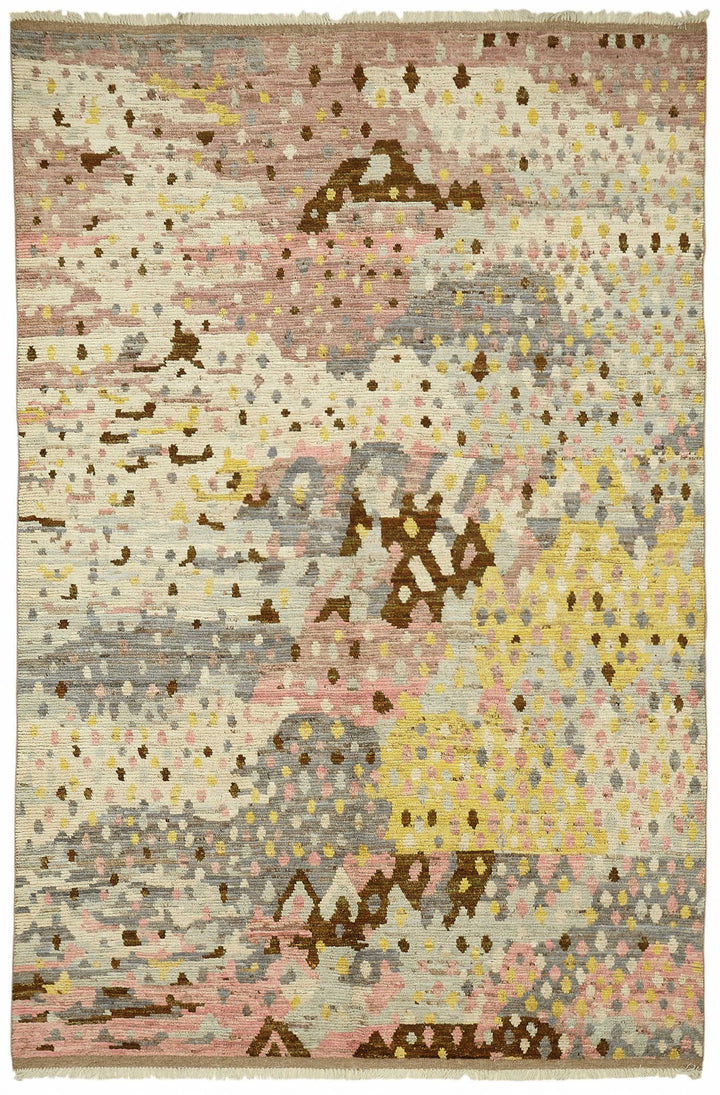 6x10 Contemporary Tribal Area Rugs - 48094