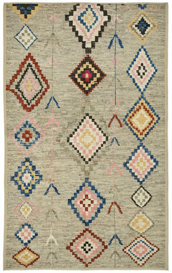 6x9 Contemporary Tribal Area Rugs - 48102