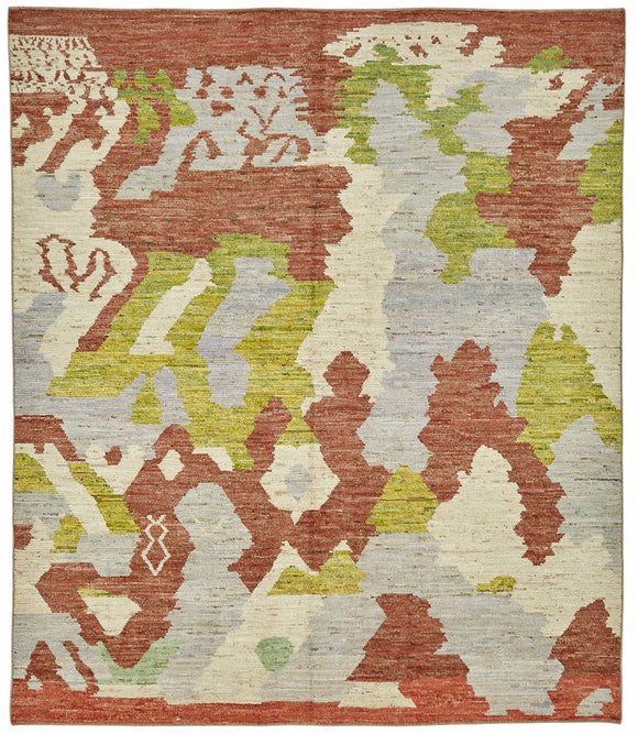 8x10 Contemporary Tribal Area Rugs - 48109
