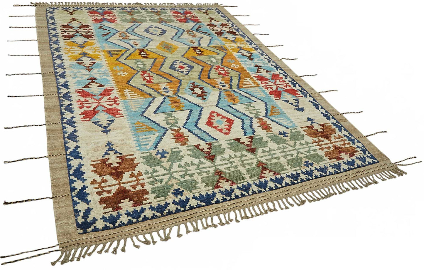 7x10 Contemporary Tribal Area Rugs - 48115