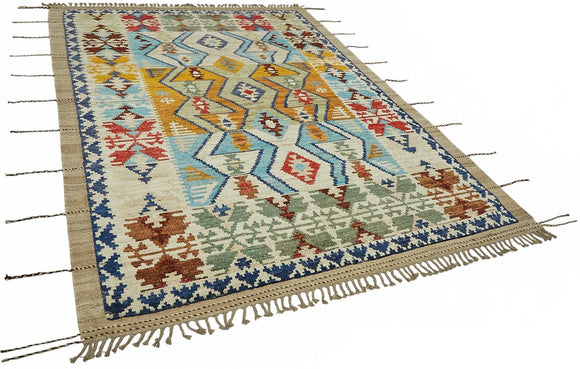 7x10 Contemporary Tribal Area Rugs - 48115