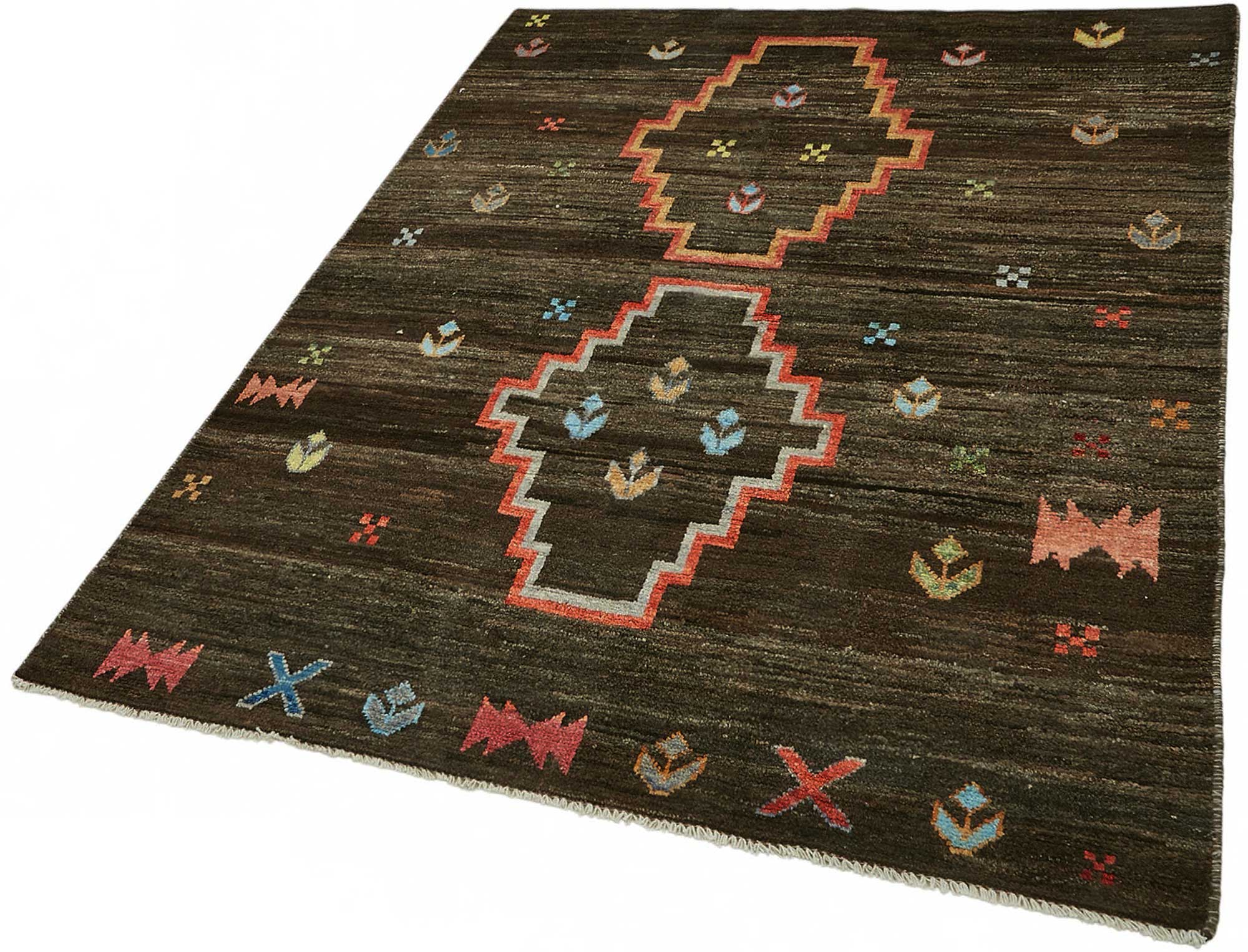 5x6 Contemporary Tribal Area Rugs - 48117