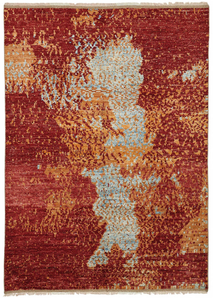5x8 Contemporary Tribal Area Rugs - 48119