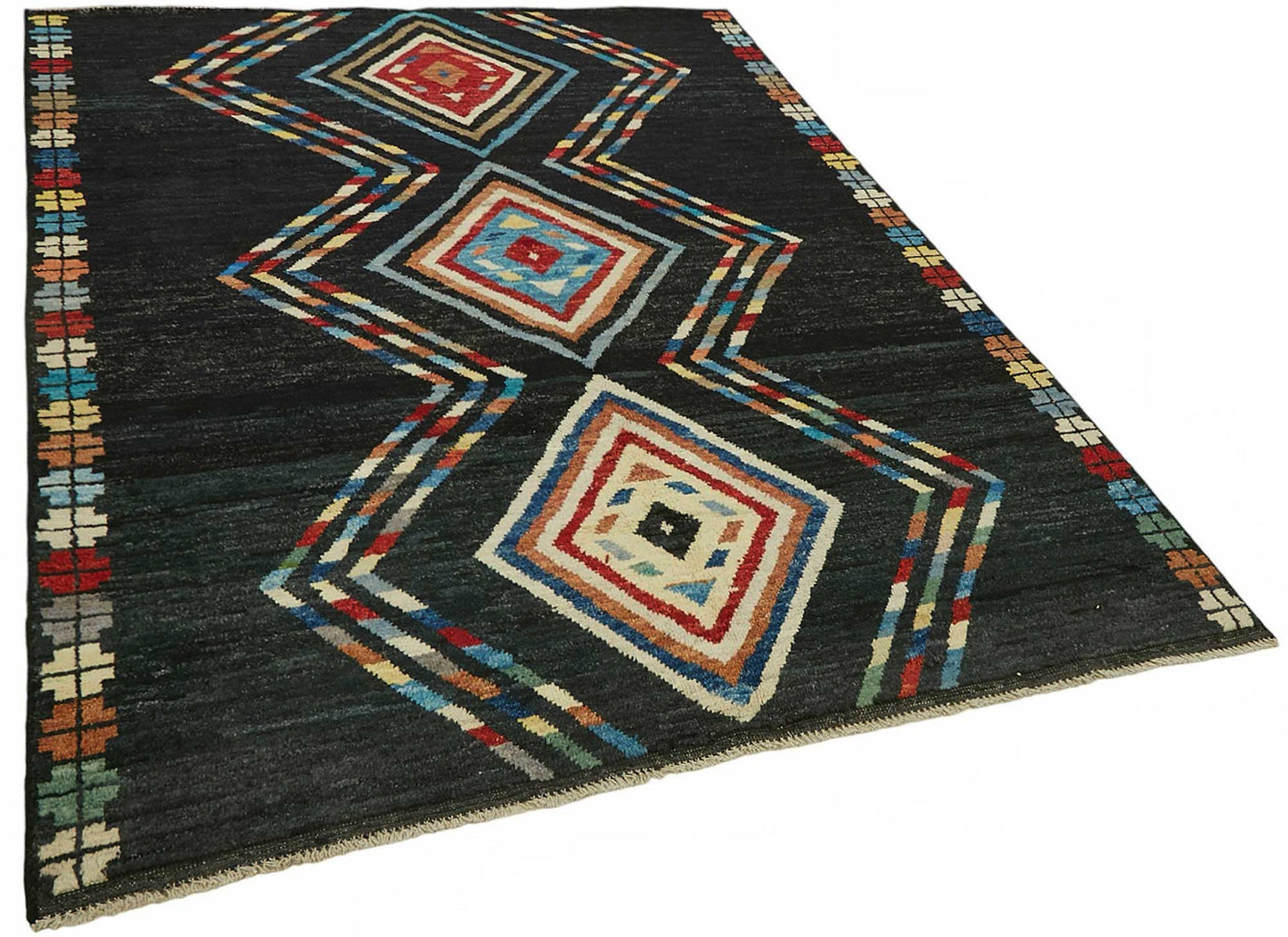 6x8 Contemporary Tribal Area Rugs - 48125