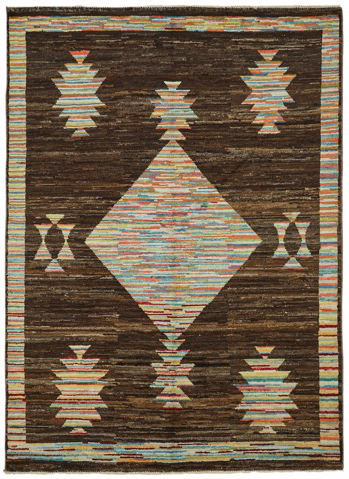 6x8 Contemporary Tribal Area Rugs - 48126