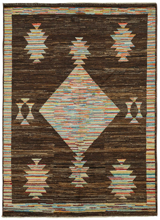 6x8 Contemporary Tribal Area Rugs - 48126