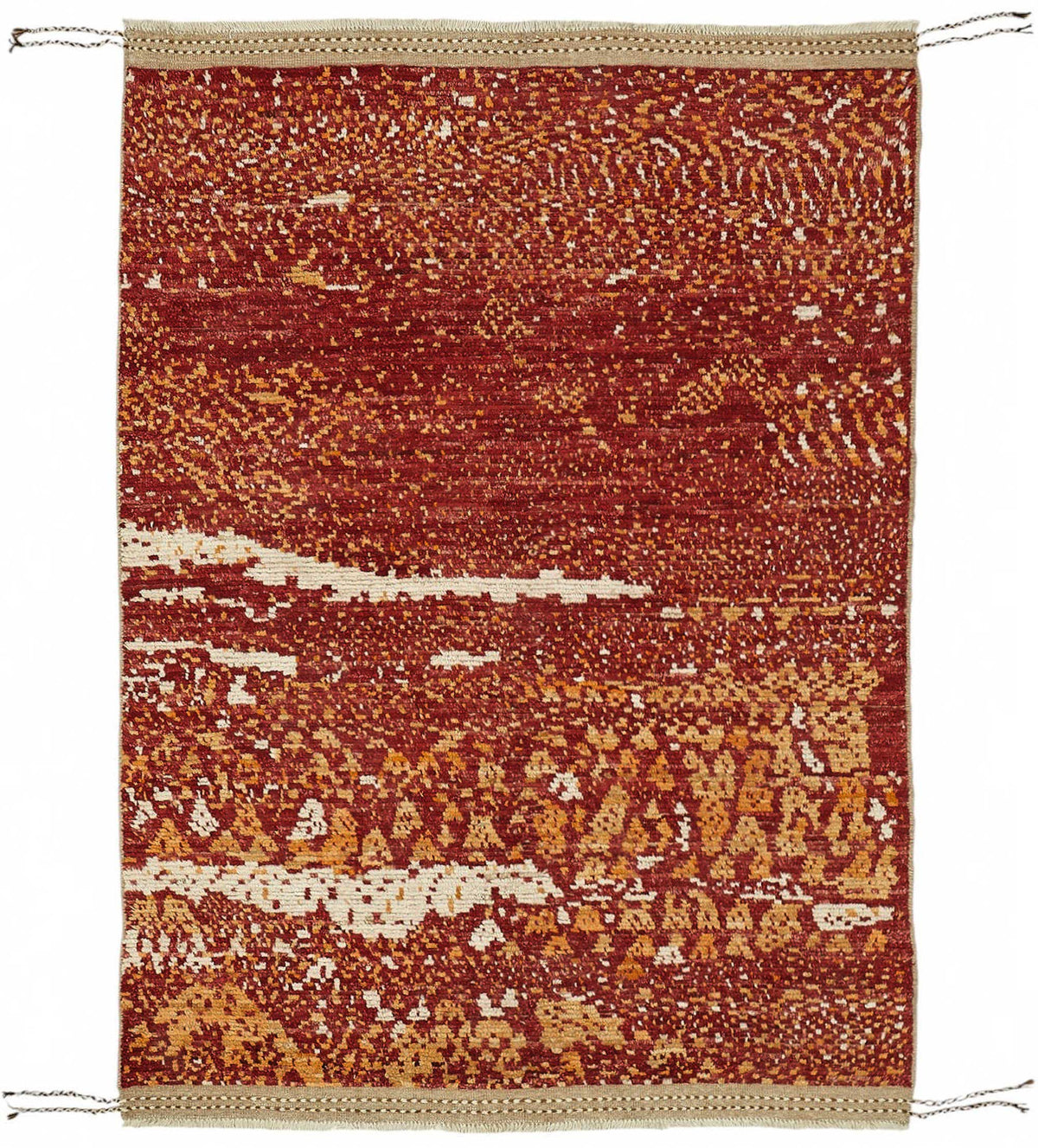 5x7 Contemporary Tribal Area Rugs - 48127