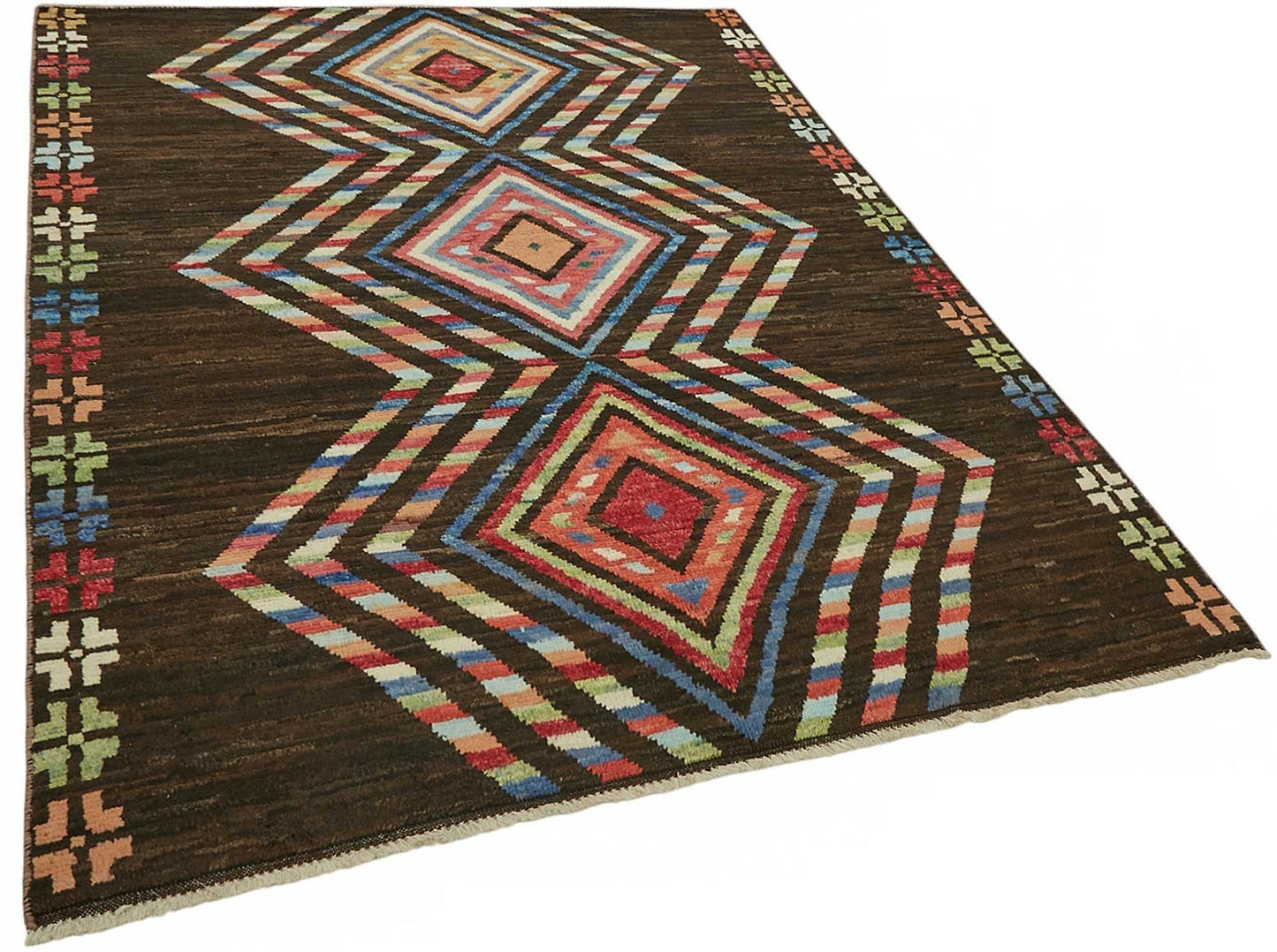 6x8 Contemporary Tribal Area Rugs - 48128
