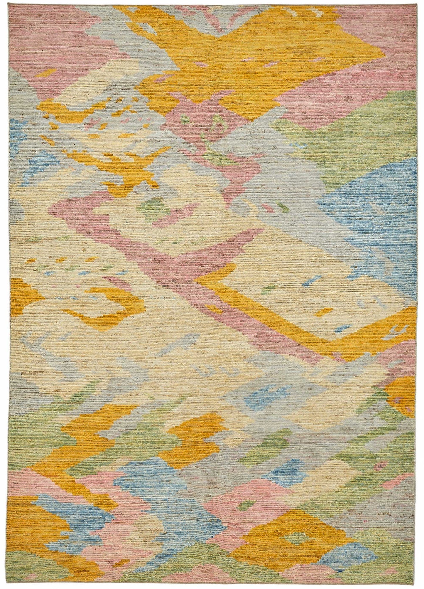 7x9 Contemporary Tribal Area Rugs - 48131