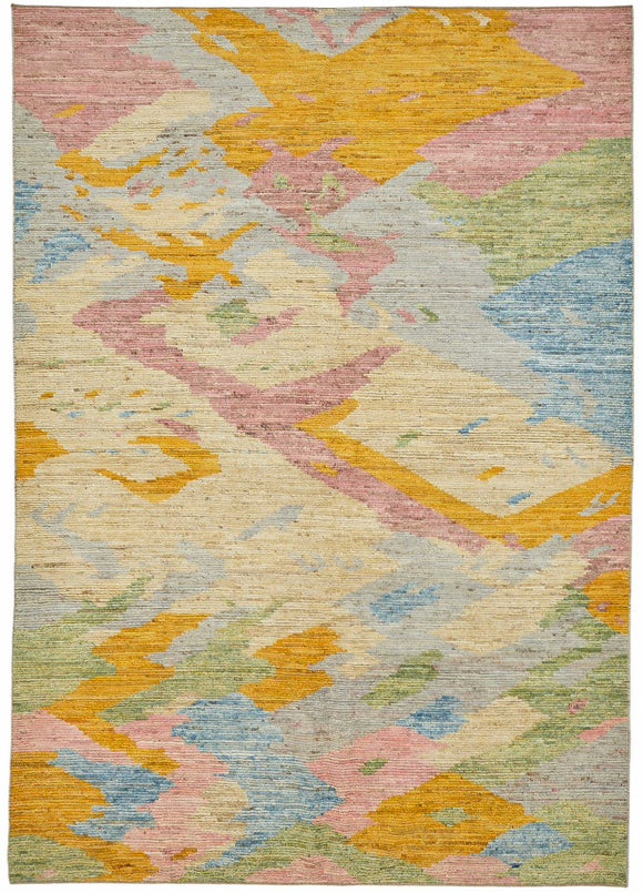 7x9 Contemporary Tribal Area Rugs - 48131