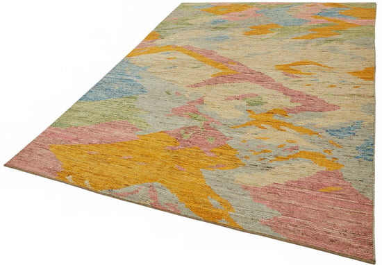 7x9 Contemporary Tribal Area Rugs - 48131