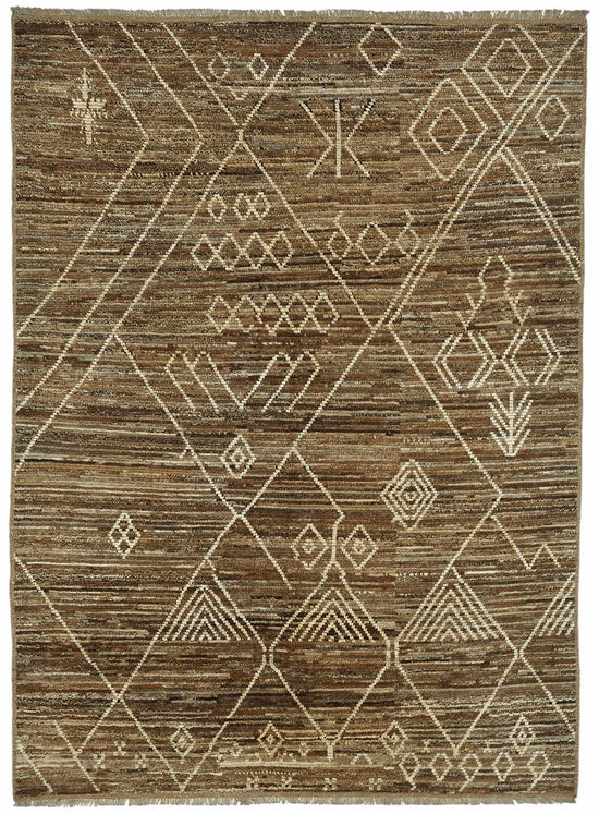 7x10 Contemporary Tribal Area Rugs - 48132