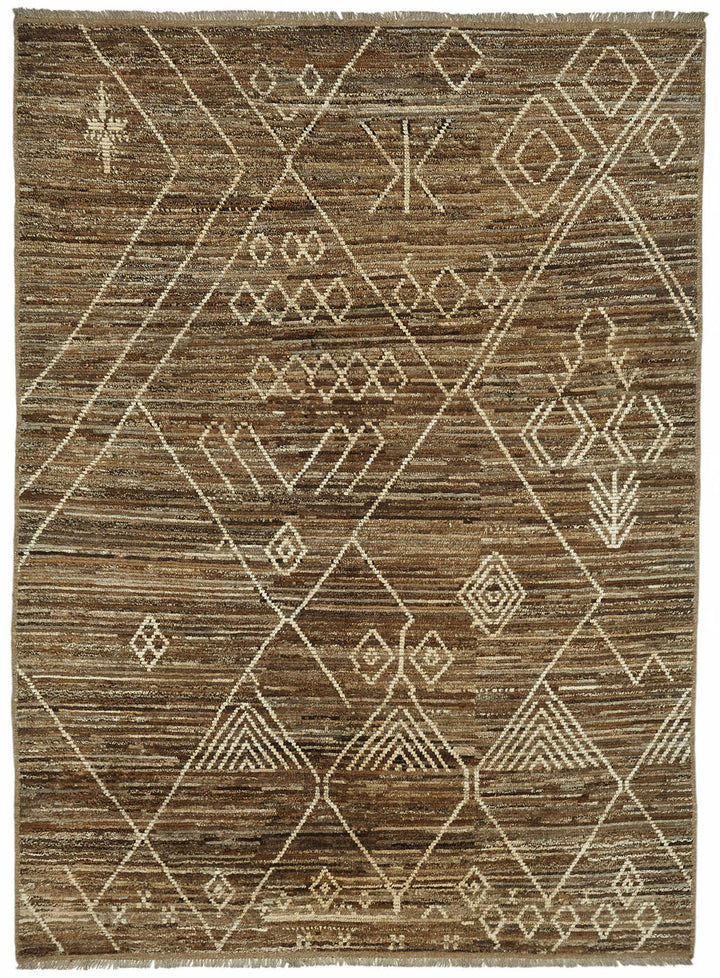 7x10 Contemporary Tribal Area Rugs - 48132