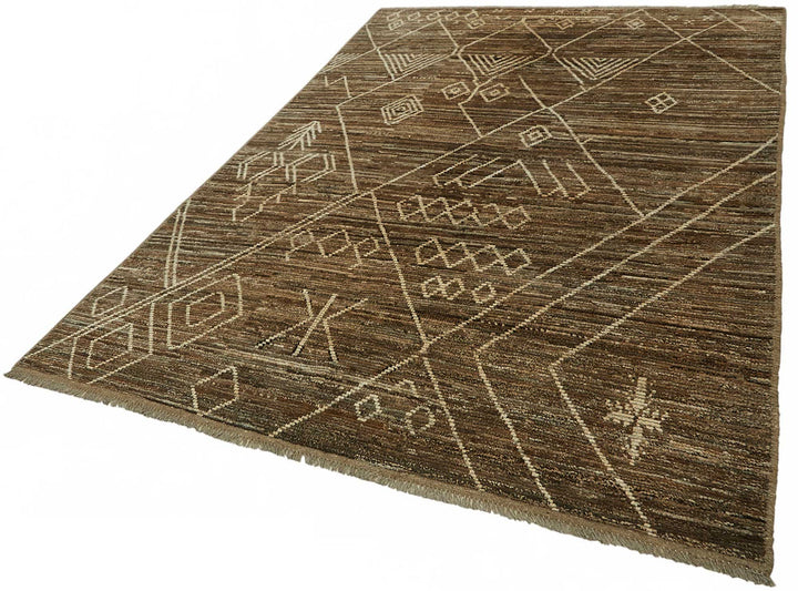 7x10 Contemporary Tribal Area Rugs - 48132