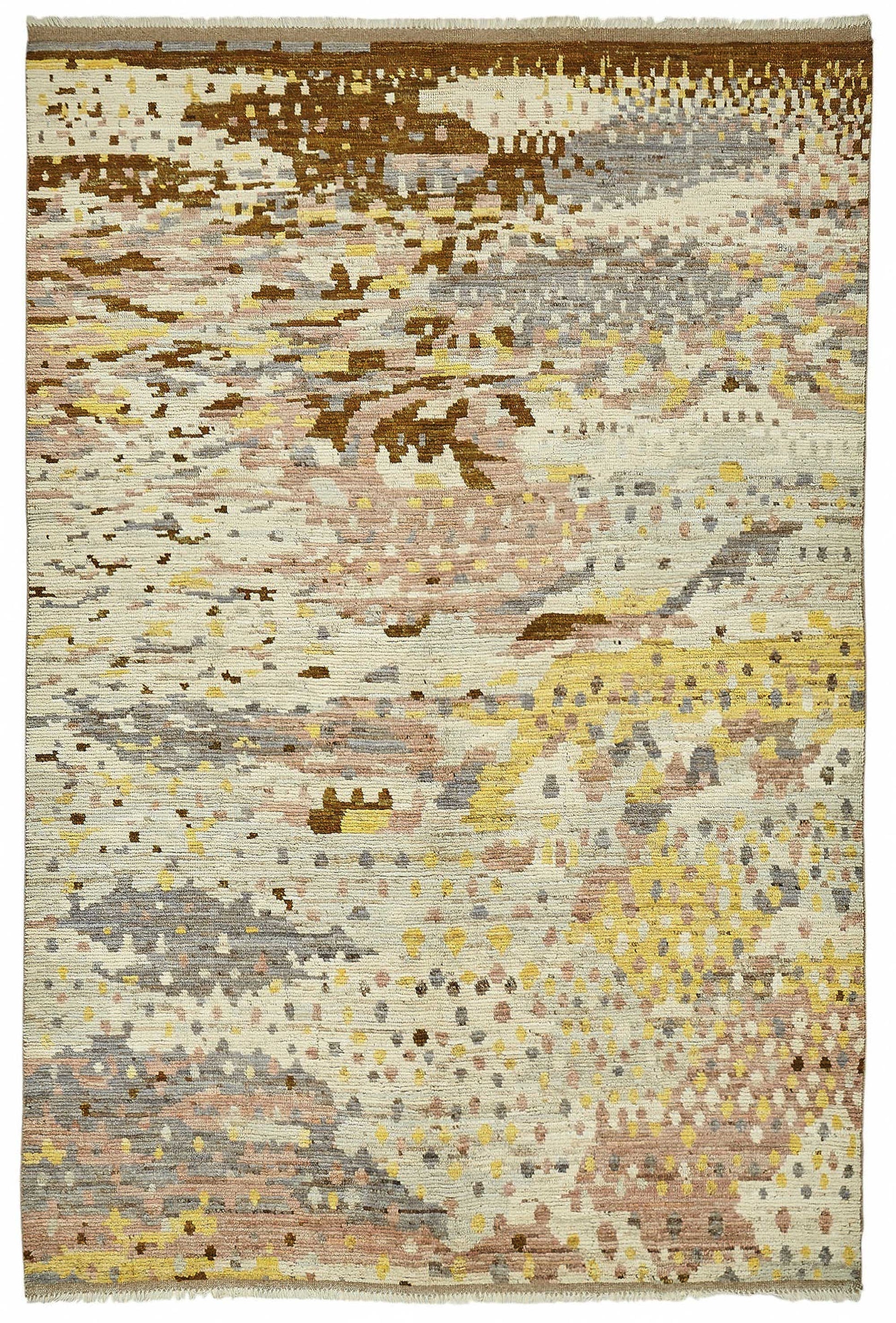 6x10 Contemporary Tribal Area Rugs - 48133
