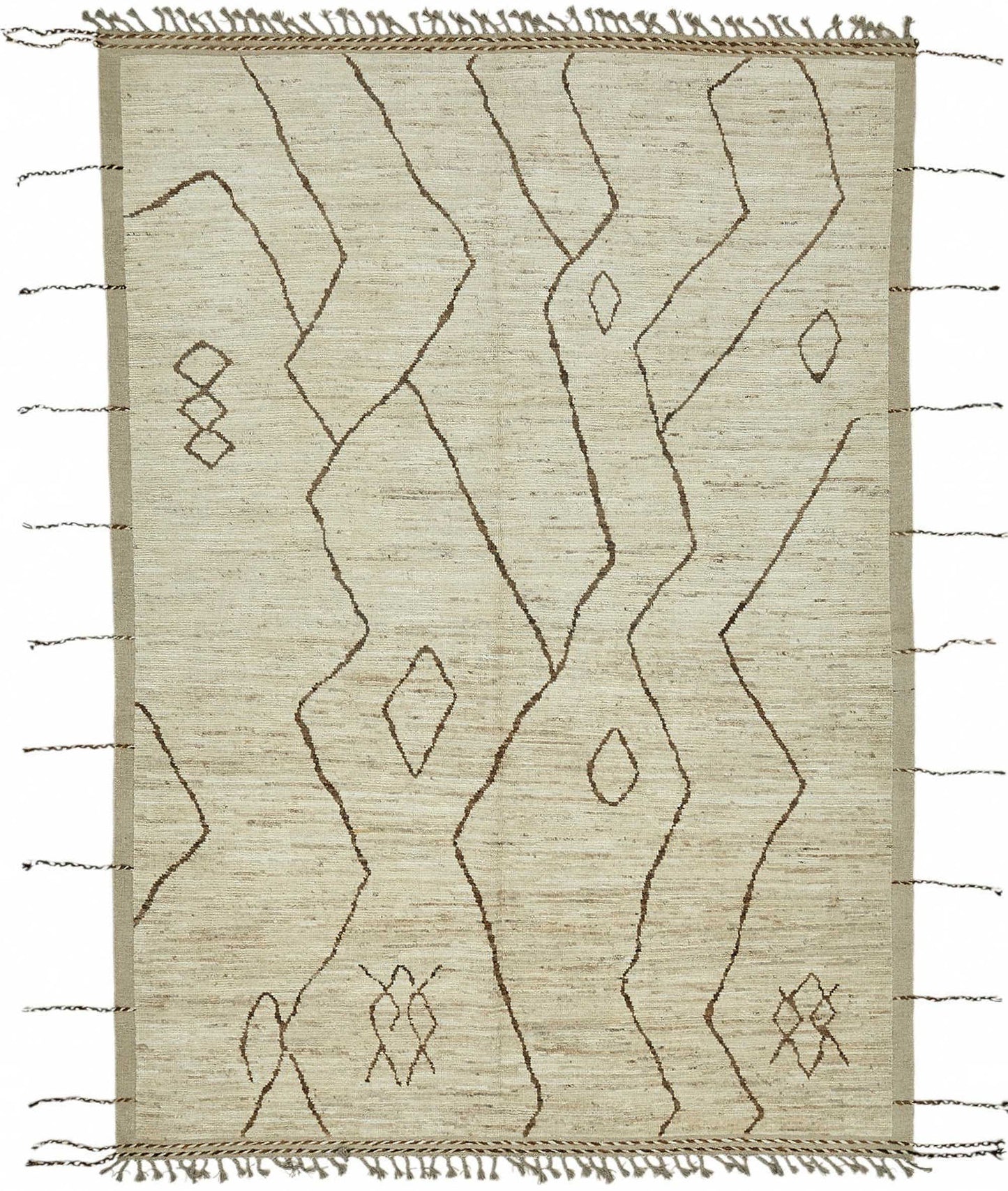 7x10 Contemporary Tribal Area Rugs - 48135