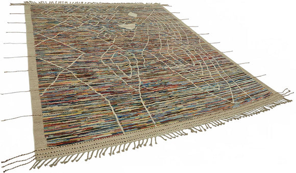 8x10 Contemporary Tribal Area Rugs - 48136