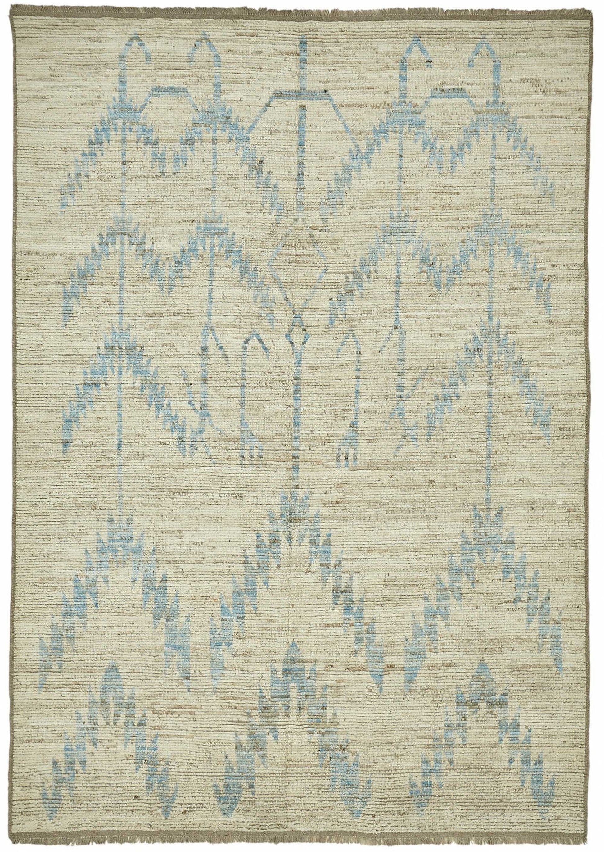 7x10 Contemporary Tribal Area Rugs - 48138